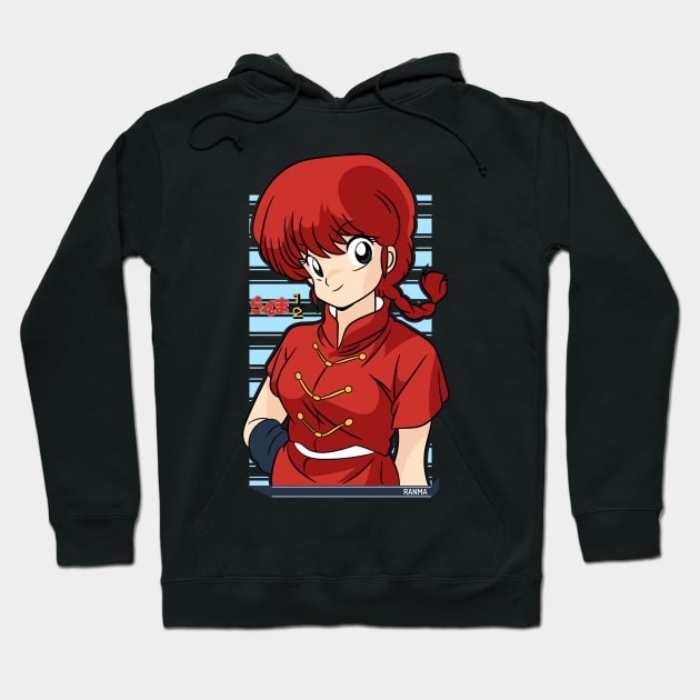 Ranma Satome Female Form | Ranma 1/2 Hoodie by Silvercrowv1